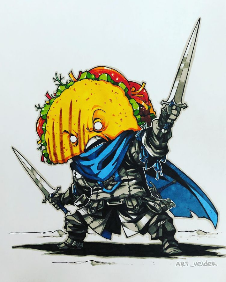 Food Fight! - Taco Swordsman